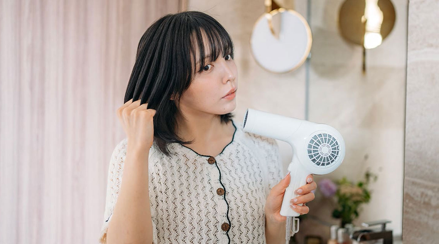 正しい方法でドライヤーを使う
