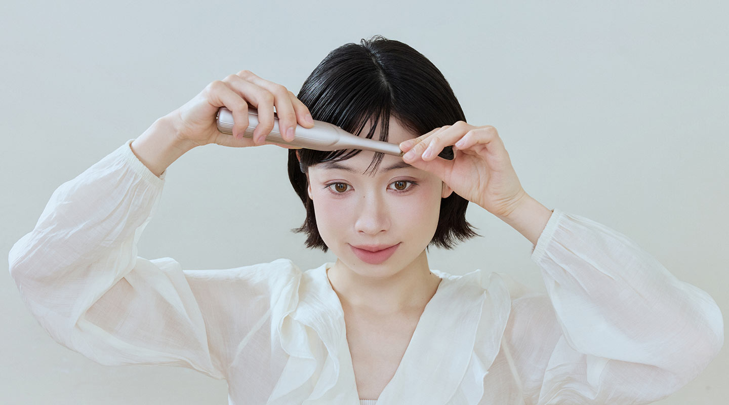2. 束感タイト前髪で大人っぽく