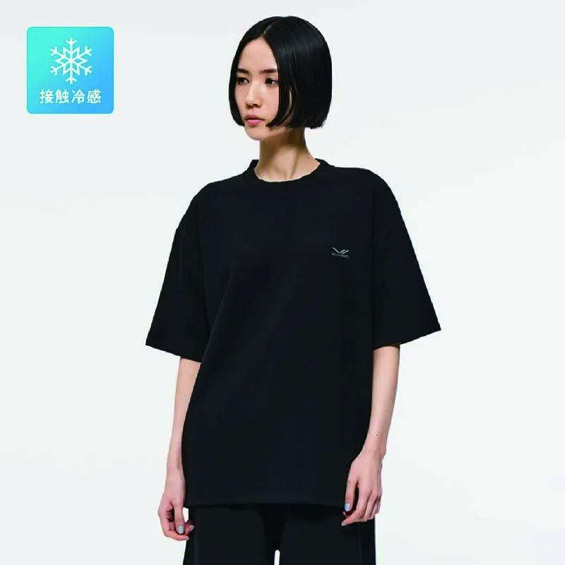 シックスパッド リカバリーウェア オーバーサイズTシャツ ブラック S & シックスパッド リカバリーウェア ジョガーパンツ ブラック S セット
