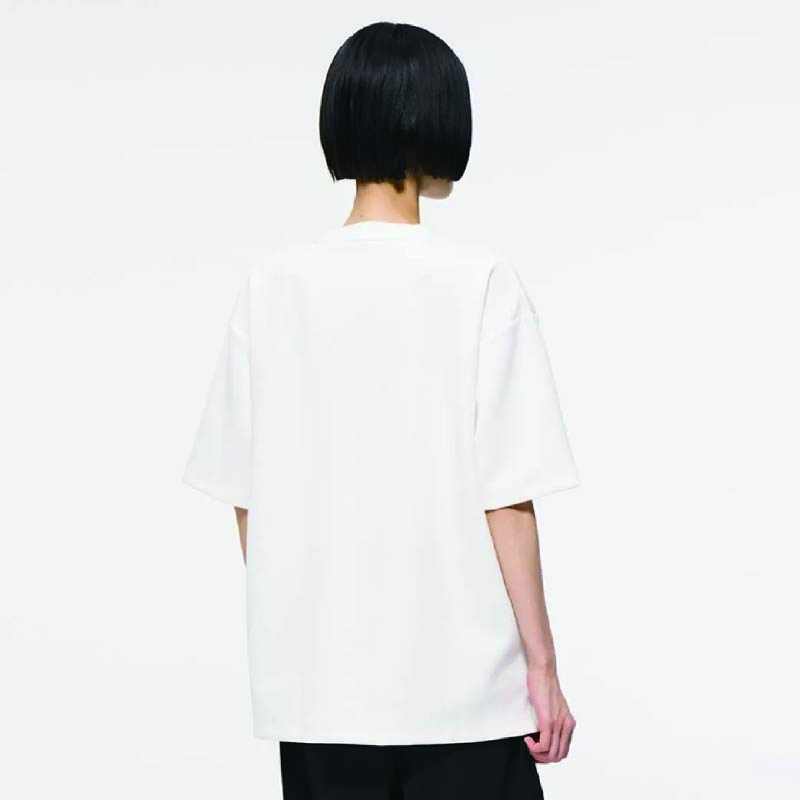 シックスパッド リカバリーウェア オーバーサイズTシャツ ホワイト S & シックスパッド リカバリーウェア ハーフパンツ ブラック S セット