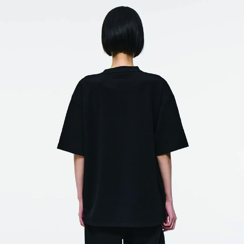 シックスパッド リカバリーウェア オーバーサイズTシャツ ブラック S & シックスパッド リカバリーウェア ジョガーパンツ ブラック S セット