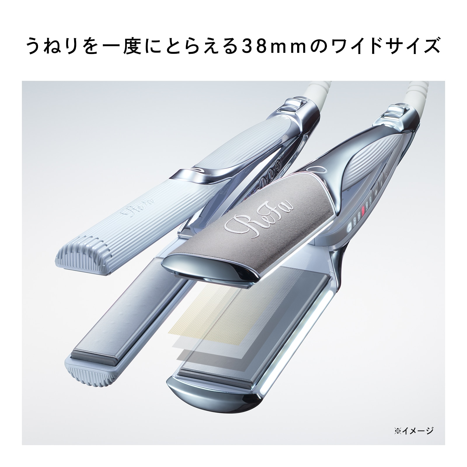 【ReFaギフトラッピングセット S+】リファパワーストレートアイロン プロ(ホワイト)