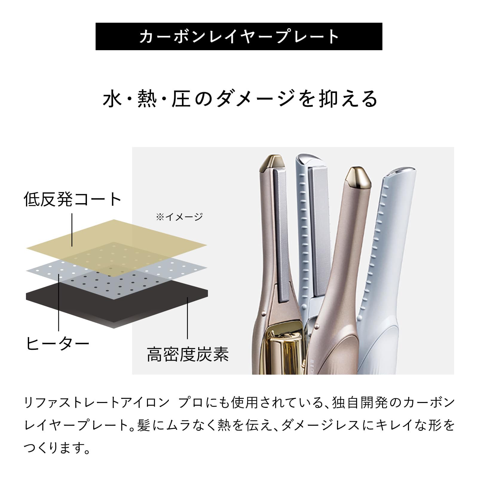 【ReFaギフトラッピングセット S】リファフィンガーアイロン ST 6(シャンパンゴールド)