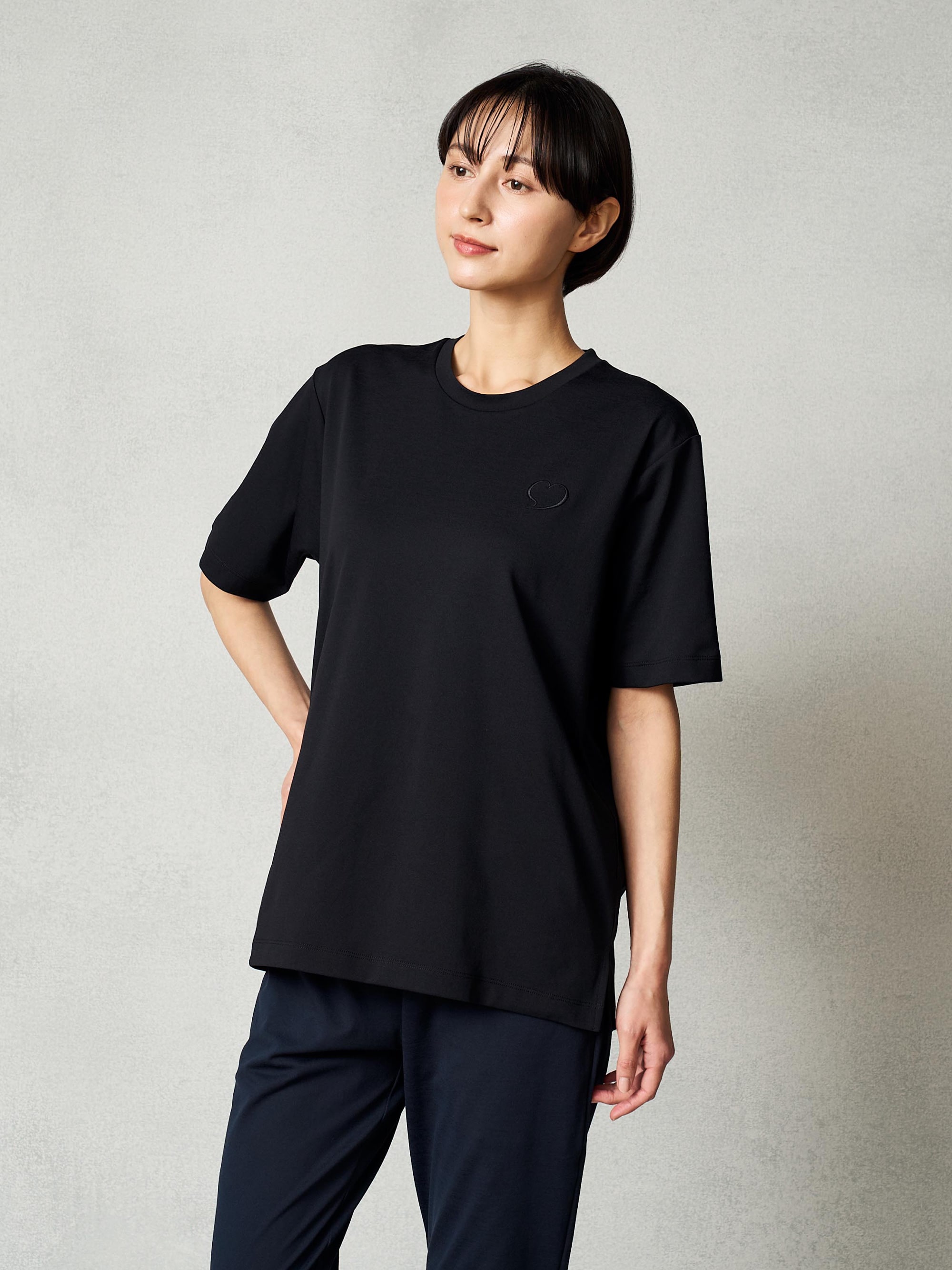 コンフォートジャージー クルーネックTシャツハートコレクション　Aira#3 mono