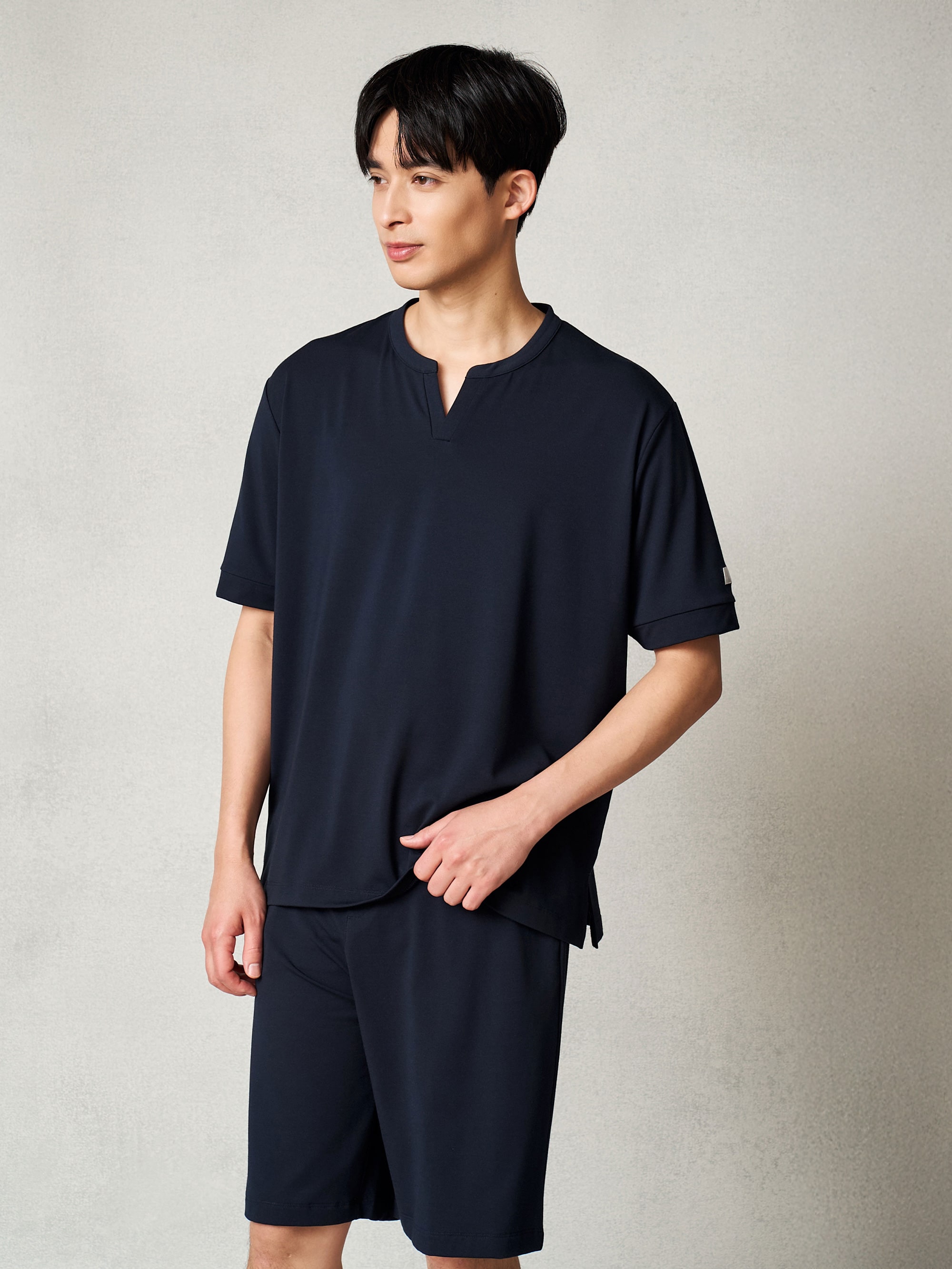 ［ギフトセット］ストレッチスムース ショートスリーブプルオーバー&ストレッチスムース ショートパンツ/MEN