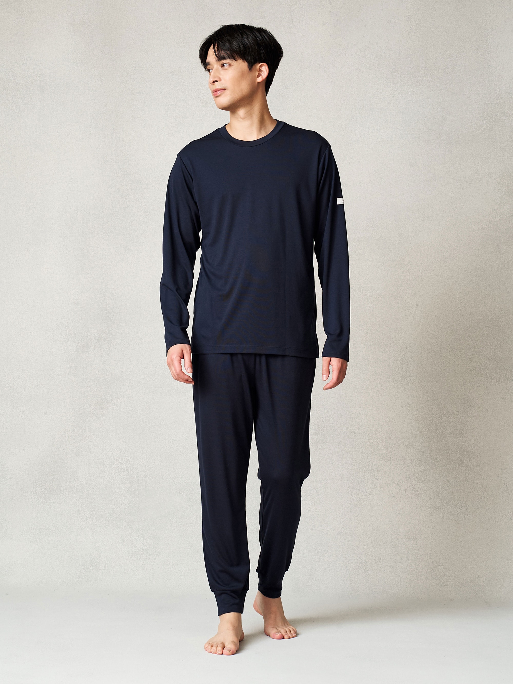 ［ギフトセット］モイストスムース ロングスリーブプルオーバー&モイストスムース ジョガーパンツ/MEN