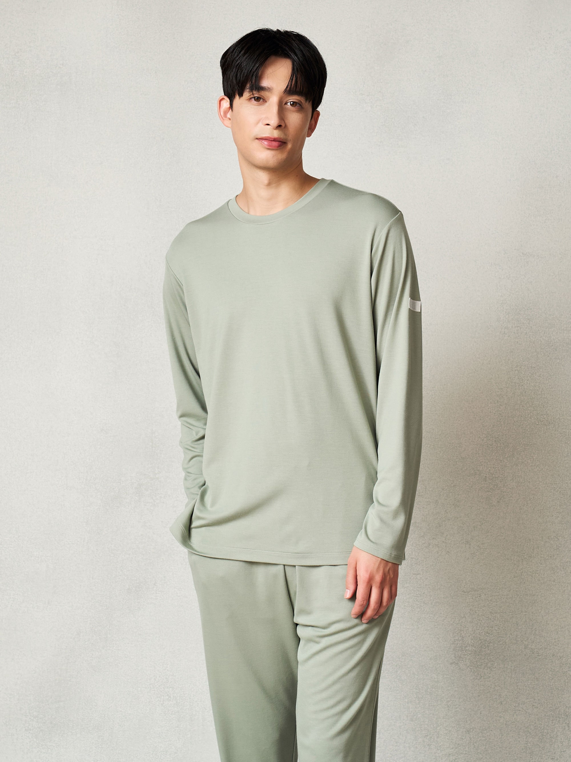 リファ バイタルテック モイストスムース ロングスリーブプルオーバー/MEN グリーン M