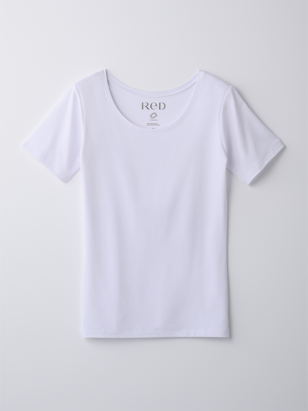 ReD バイタルテック Uネックインナー半袖(COOL) ホワイト L ホワイト L