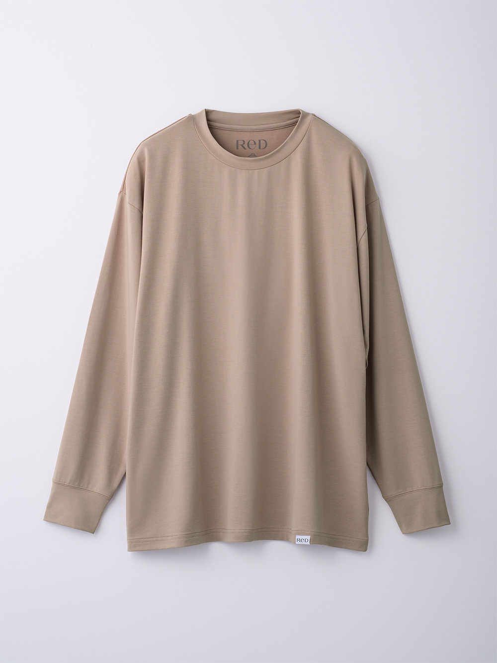 ReD ぐっすりパジャマ ベーシック プルオーバー長袖&ジョガーパンツ上下セット ベージュ M ベージュ M