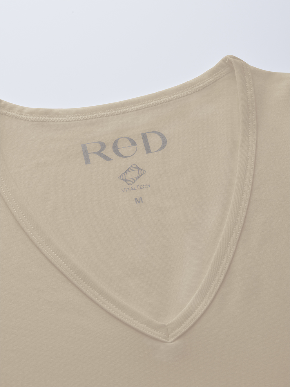 ReD バイタルテック Vネックインナー半袖 ベージュ L ベージュ L