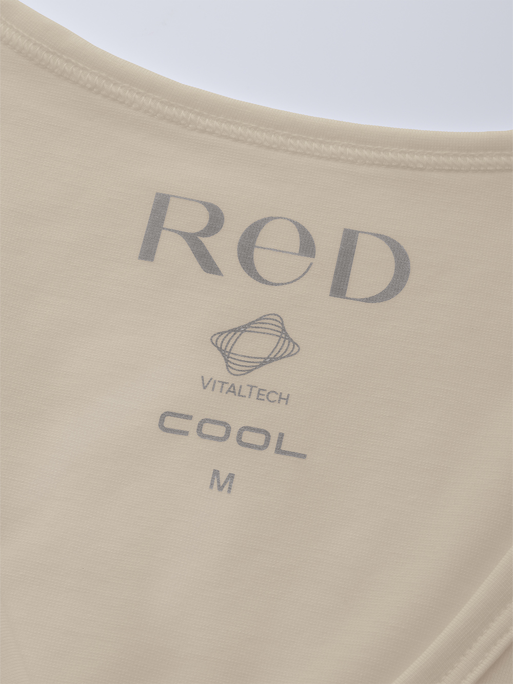 ReD バイタルテック Vネックインナー半袖(COOL) ベージュ M ベージュ M