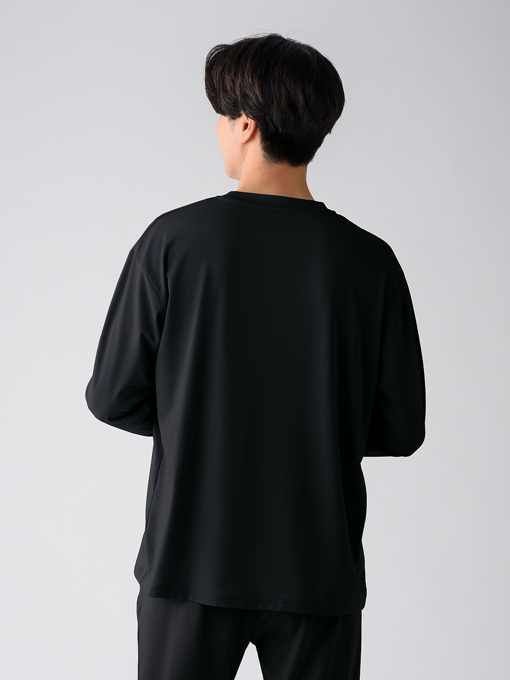 ReD ぐっすりパジャマ ベーシック プルオーバー長袖 ブラック M ブラック M