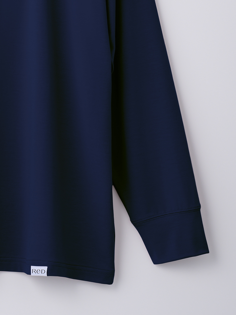 ReD ぐっすりパジャマ ベーシック プルオーバー長袖&ジョガーパンツ上下セット ネイビー M ネイビー M