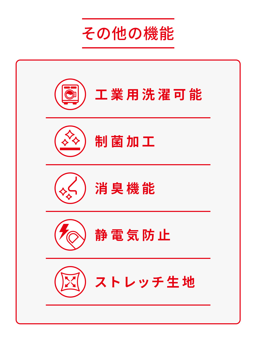 ReD バイタルテック スクラブ半袖 ホワイト M ホワイト M