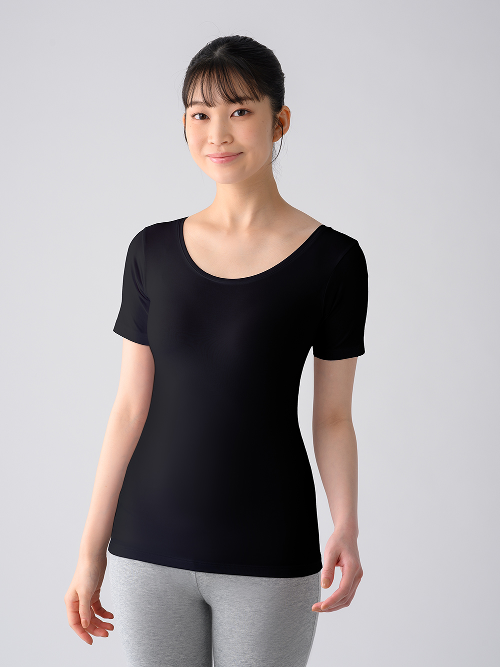ReD バイタルテック Uネックインナー半袖(COOL) ブラック L ブラック L