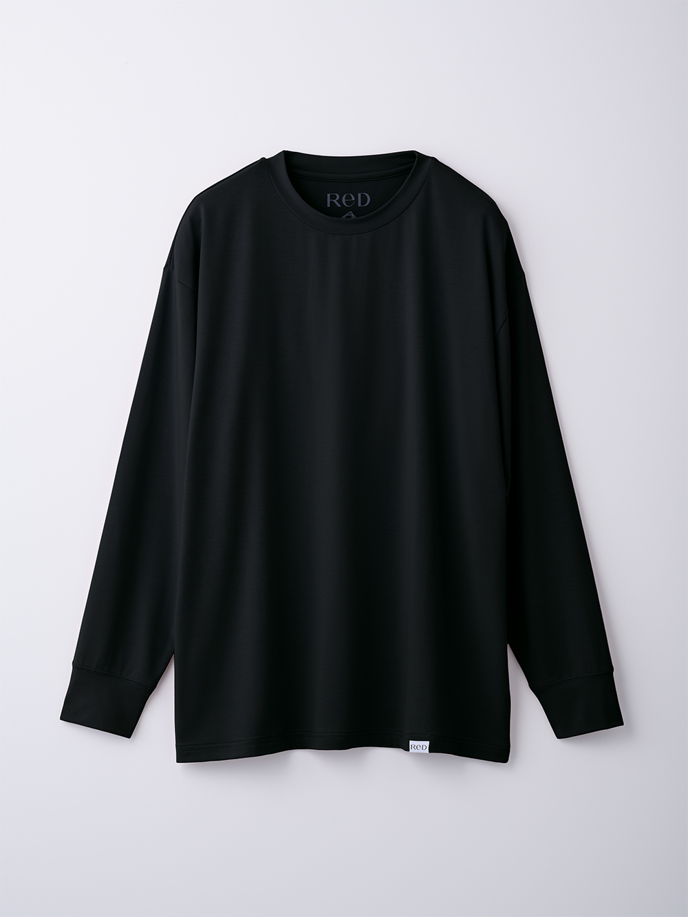 ReD ぐっすりパジャマ ベーシック プルオーバー長袖 ブラック 3L