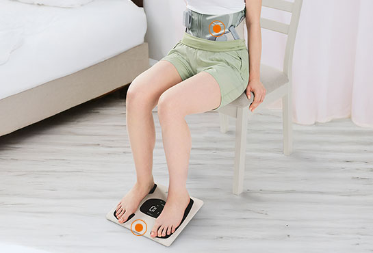 足×腰まわりを同時にトレーニング