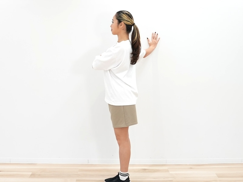 大胸筋のストレッチ