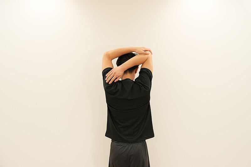 肩まわりのストレッチ