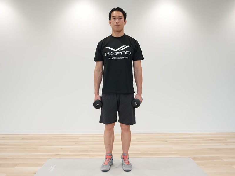 僧帽筋のトレーニング｜ショルダーシュラッグ